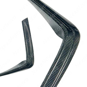 Premium Carbon Fiber Racing TS Style Front Vent Canards with Plate for 2023 Toyota GR86 by NexaNovo
