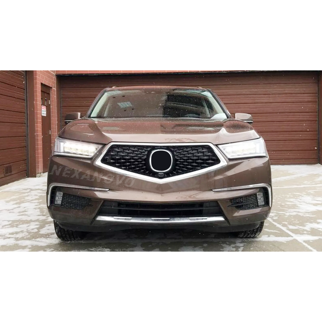 NexaNovo chrome trim front bumper grille for 2017 Acura MDX