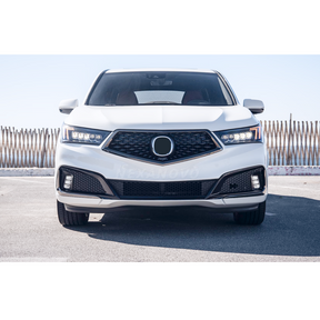 NexaNovo front bumper grille with chrome trim for 2017 Acura MDX