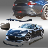 Real Carbon Fiber Full Body Kit ( Front Splitter Side Skirt Rear Diffuser ) For Mazda MX5 ND/ND2 (2016-2024) NexaNovo