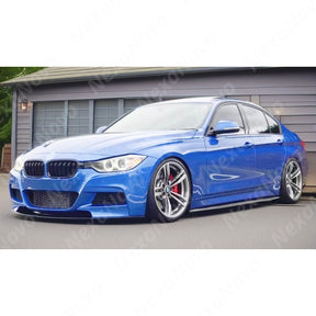 Rocker panel side skirt trim for BMW 328d xDrive Wagon 2012-2018 with bottom extension lip by NexaNovo.
