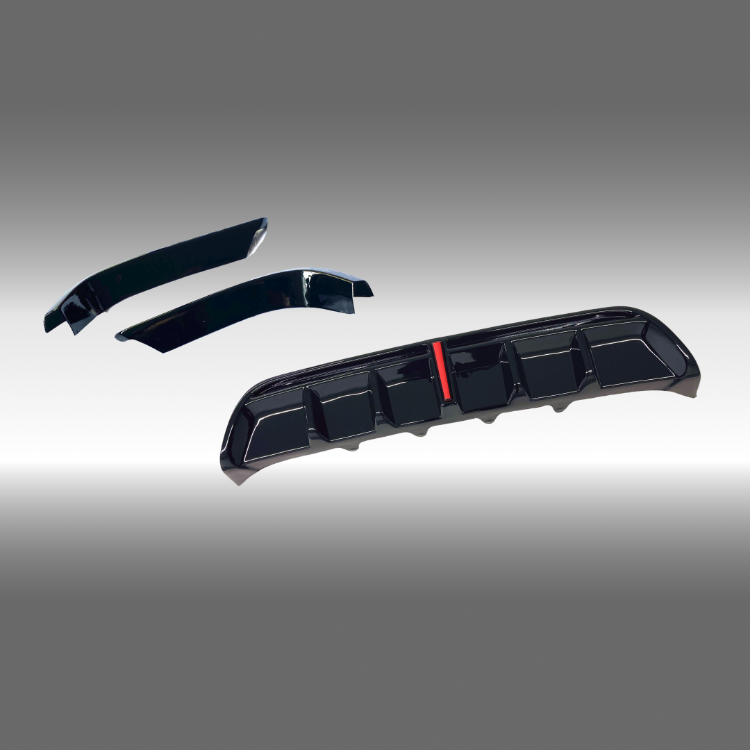 For Toyota Camry(2018-2024) Gloss Black TRD Style LED Brake Light Rear ...