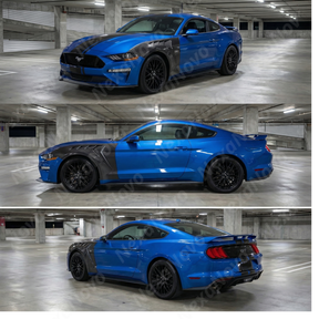 Underside of NexaNovo carbon fiber fenders showing reinforced resin finish and mounting points