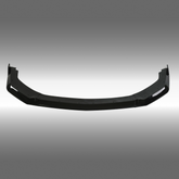 NexaNovo gloss black A type front lip splitter (3pc) installed on a 2024 Ford Mustang