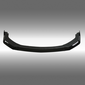 NexaNovo gloss black A type front lip splitter (3pc) installed on a 2024 Ford Mustang