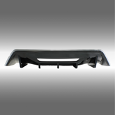 NexaNovo gloss black rear diffuser installed on a 2024 Ford Mustang