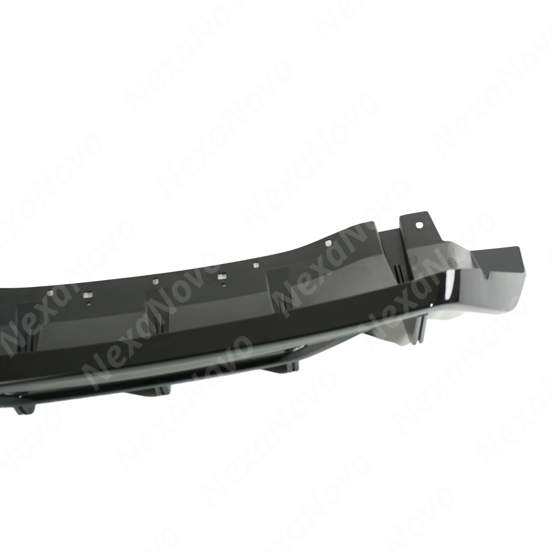Durable NexaNovo gloss black ABS plastic material of the rear diffuser