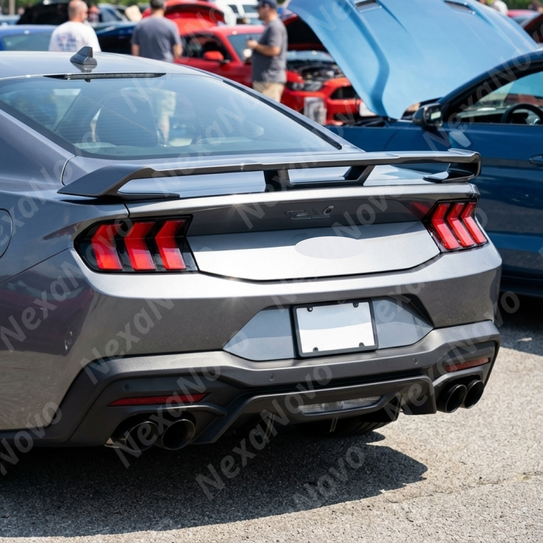 Underside view of the NexaNovo rear diffuser showing mounting points and structure