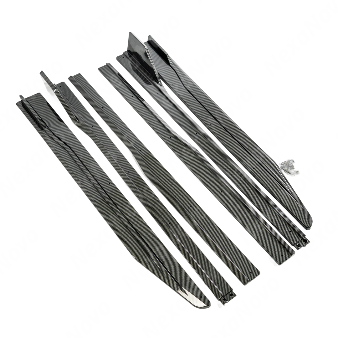 2025 Ford Mustang S650 in motion with new NexaNovo GT500 style splitters