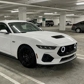 Custom high-tech look achieved with NexaNovo white LED halo integration