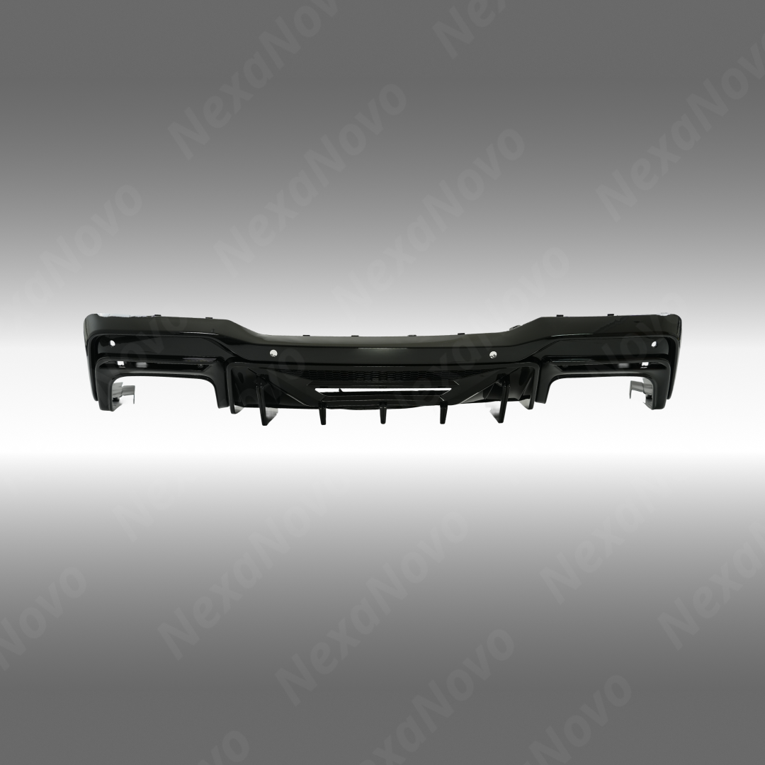 2024-2026 Mustang - Dark Horse Style Rear Bumper Diffuser Replacement & Corner Spats