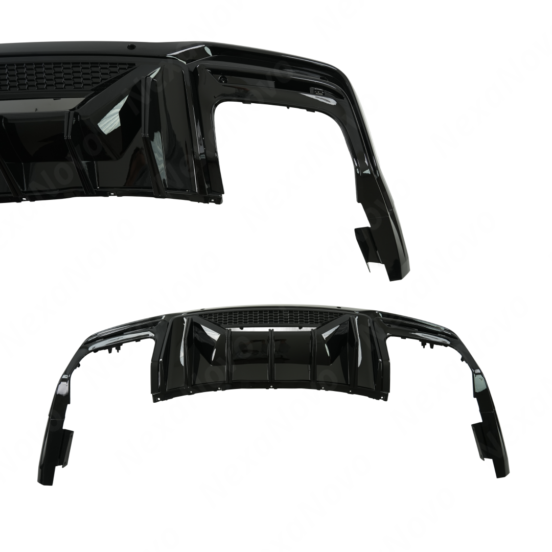 2024-2026 Mustang - Dark Horse Style Rear Bumper Diffuser Replacement & Corner Spats