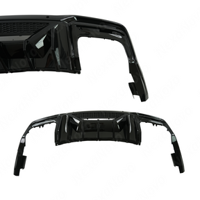 2024-2026 Mustang - Dark Horse Style Rear Bumper Diffuser Replacement & Corner Spats