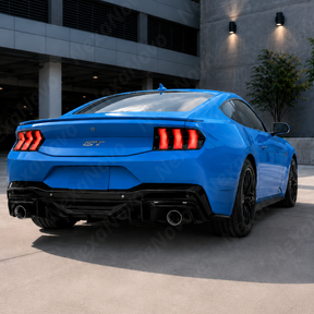 2024-2026 Mustang - Dark Horse Style Rear Bumper Diffuser Replacement & Corner Spats