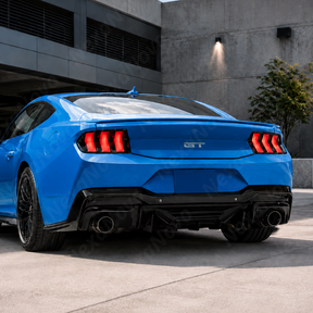 2024-2026 Mustang - Dark Horse Style Rear Bumper Diffuser Replacement & Corner Spats