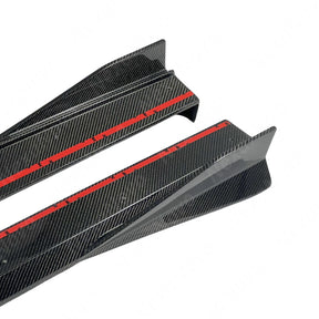 NevaNovo Real Carbon Fiber Side Under Spoiler for 2023 Toyota Corolla GR
