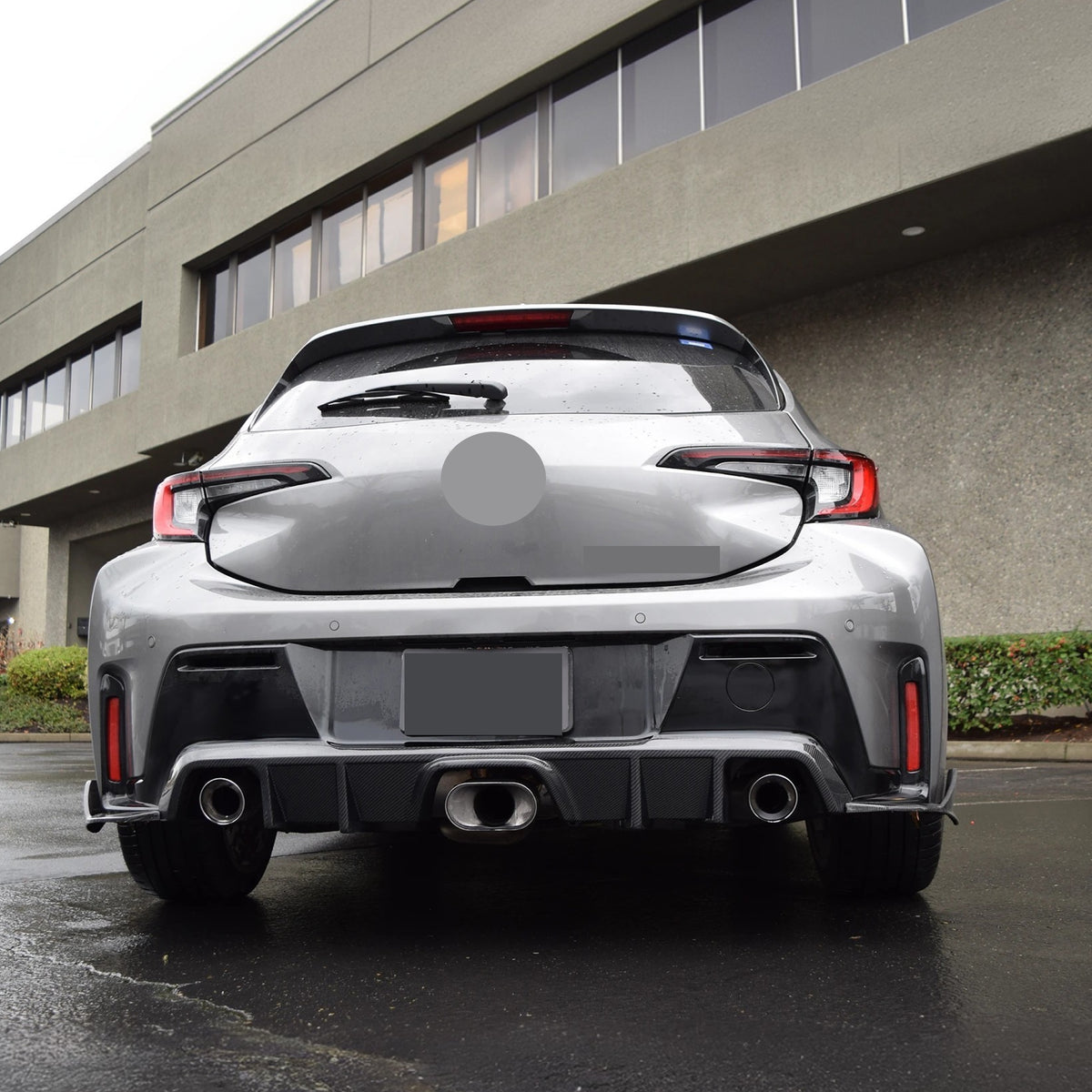 Real carbon fiber rear bumper lip spoiler 2024 GR Corolla NevaNovo

