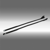 For 2024-2026 Ford Mustang GT500 Style Carbon Fiber Print Side Skirt Kits Splitter Lower Spoiler