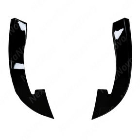 Three-quarter side angle showing the aggressive curvature and body line alignment along the front fog light bezel