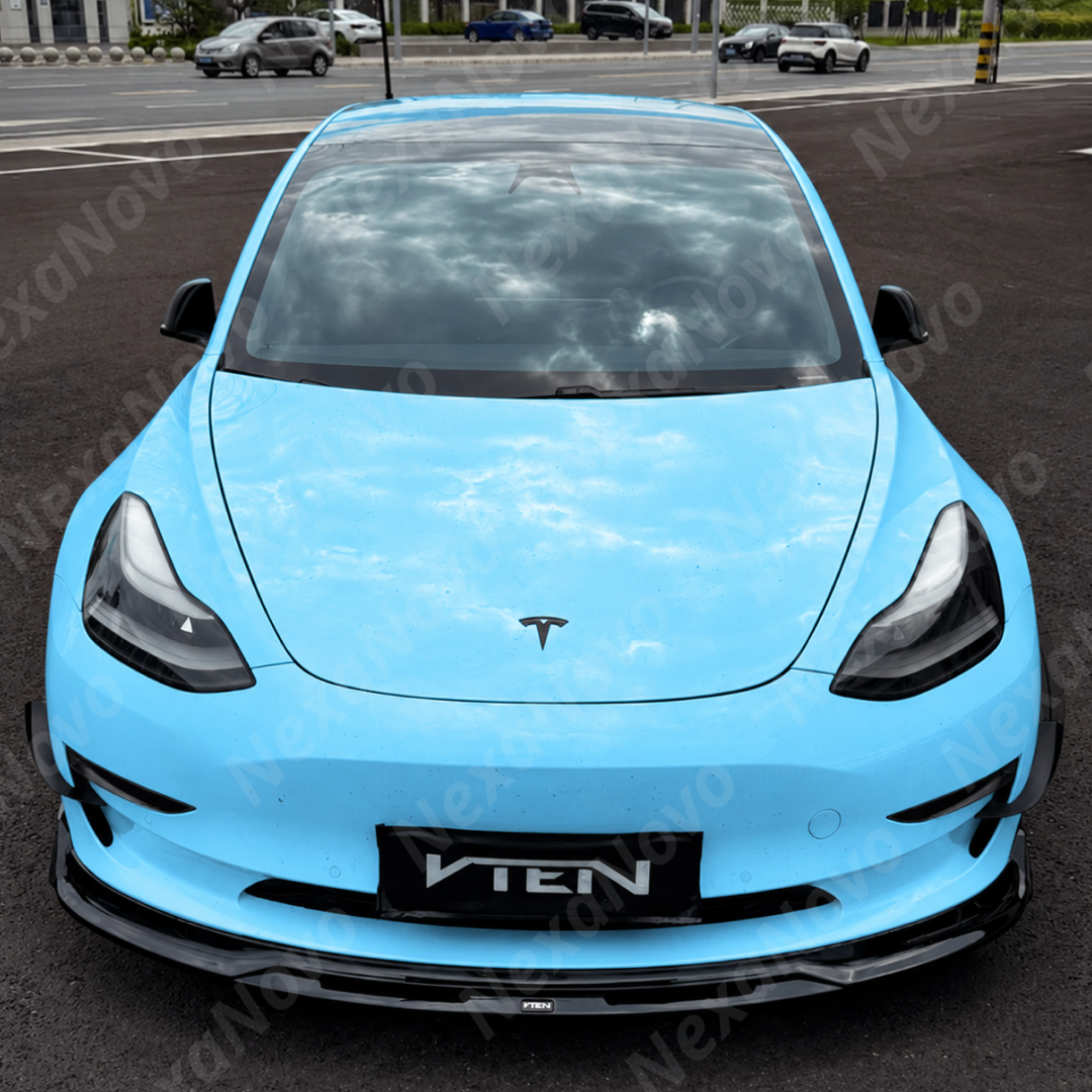 Automotive-grade clear coat reflecting sunlight to demonstrate a deep, distortion-free gloss finish