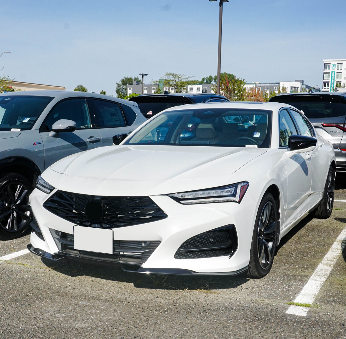 2022 TLX lower bumper lip splitter NexaNovo

