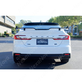 Matte Black Rear Wing Spoiler for Toyota Camry 2026-2027 by NexaNovo.
