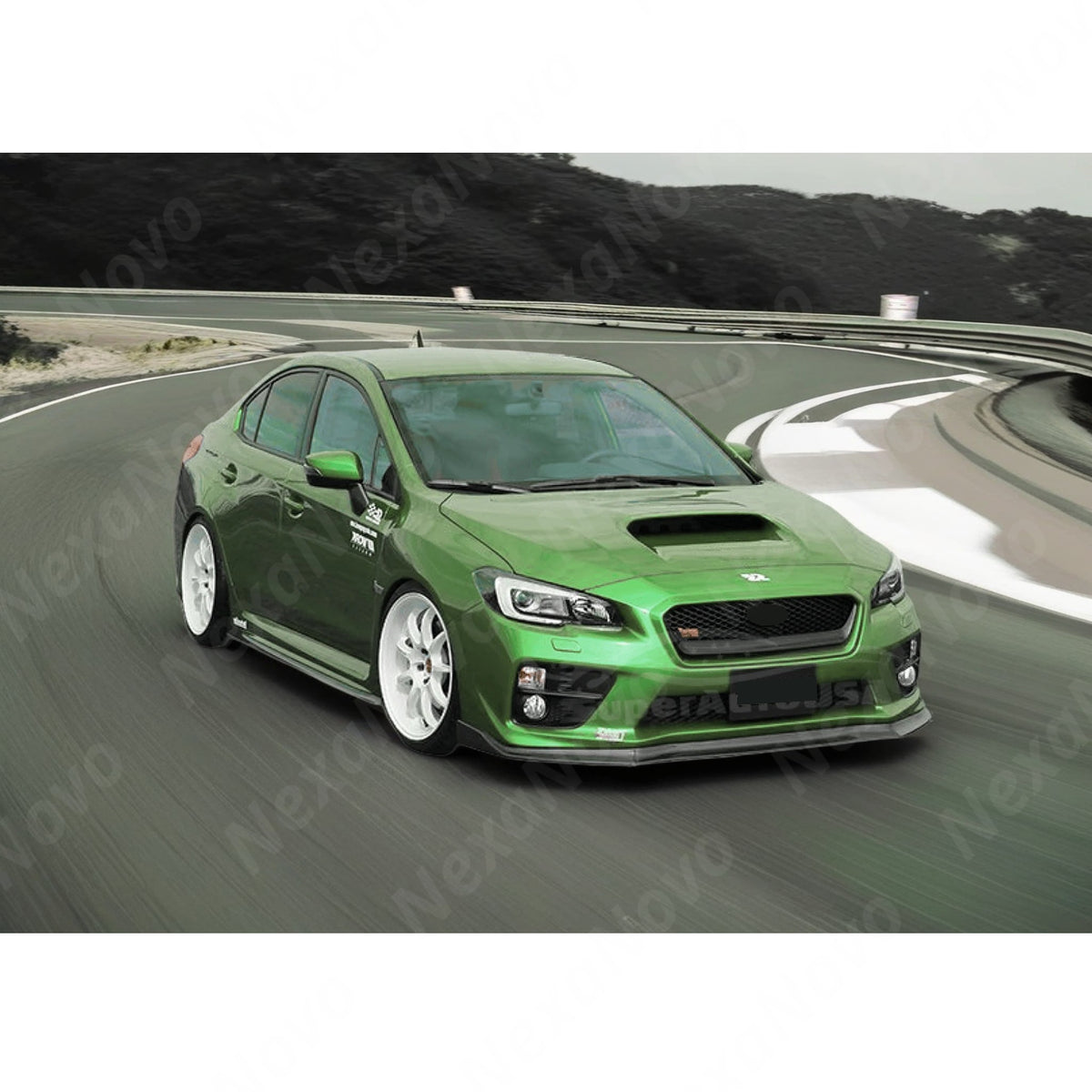 2020 Subaru WRX CS Style Real Carbon Fiber Front Splitters by NexaNovo.
