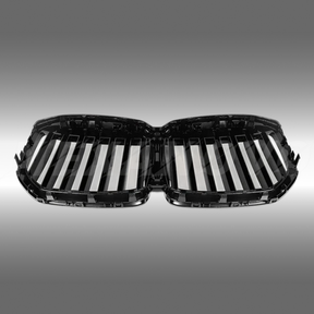 BMW X7 LCI front bumper kidney grille gloss black – NexaNovo


