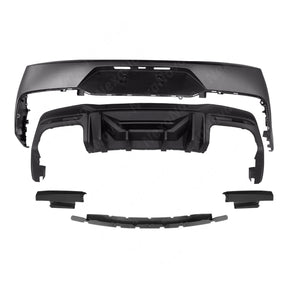 Dark Horse competition style rear bumper cover for Ford Mustang EcoBoost Premium Coupe 2-Door 2024-2025 by NexaNovo.

