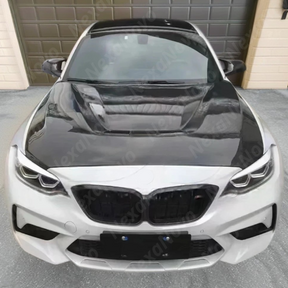 High-performance real carbon fiber hood for 2021 BMW M2 Competition by NexaNovo