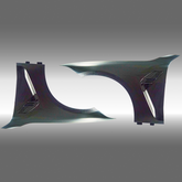High-performance front side fenders for 2024 BMW G22 by NexaNovo.

