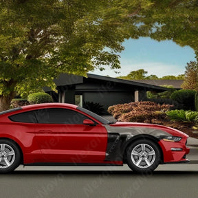 2023 Mustang NexaNovo wide body carbon fiber set with enhanced durability.

