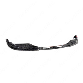 Real forged carbon fiber front lip for BMW M440i Coupe G22 trims by NexaNovo.
