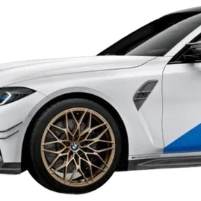 Gloss black M3-style fenders for 2019 BMW G20 by NexaNovo