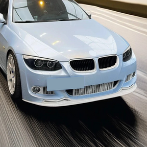 2011 BMW 3 Series E92 LCI M Sport gloss black front splitter bumper lip by NexaNovo.
