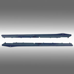 Fits BMW 530e Base, iPerformance Sport Line Sedan 2017-2023 side skirt extensions under spoiler by NexaNovo.
