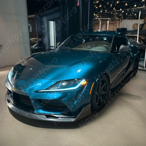 Real carbon fiber front lip spoiler for 2025 Toyota GR Supra 3.0 by NexaNovo