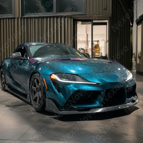 High-performance carbon fiber front splitter for 2024 Toyota GR Supra A91 Edition by NexaNovo