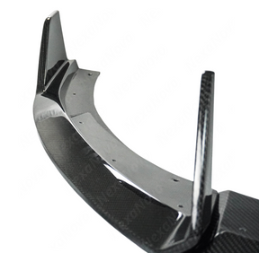 Kia K5 2025+ full carbon fiber front splitter for improved aerodynamics by NexaNovo.
