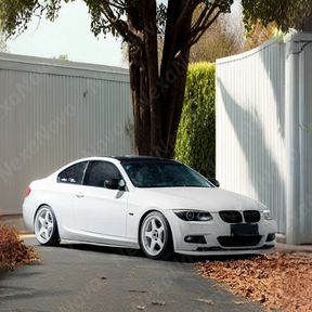 2013 BMW 3 Series E93 LCI front splitter bumper lip gloss black by NexaNovo.
