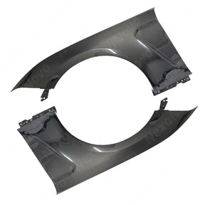 2023 Mustang NexaNovo precision-molded carbon fiber fenders for race-ready stance.
