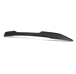 Fits BMW 530e Plug-in Hybrid 2024-2025 gloss black V style rear spoiler wing by NexaNovo.
