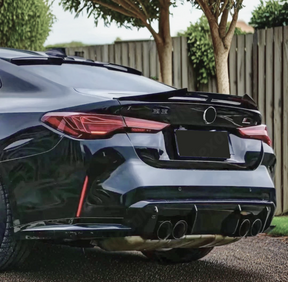 BMW 430i Coupe and Convertible 2021-2025 gloss black rear spoiler wing by NexaNovo.
