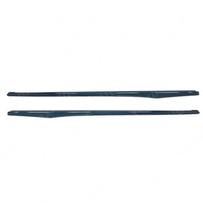 Gloss black M Style side body skirts and rocker panel for BMW 328i and 330e 2012-2018 by NexaNovo.
