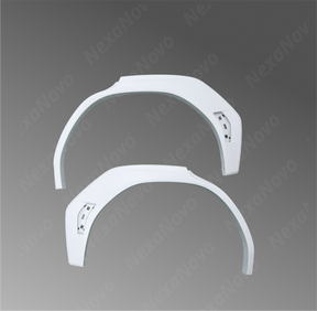Aftermarket Nexanovo wide body flares for 2025 WRX, in primer

