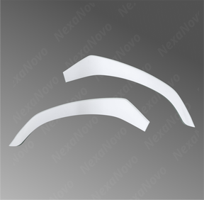 Unpainted Nexanovo wide body fender flare showing installation points

