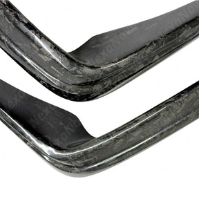 Sleek TS Style Front Bumper Garnish in Forged Carbon Fiber for GR86 2024 by NexaNovo.

