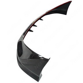 NexaNovo track-inspired carbon fiber front spoiler for 2009 Honda S2000 AP2.
