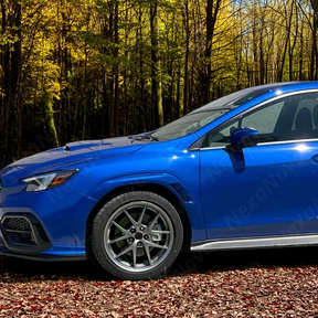 Durable Nexanovo K7X WR Blue Pearl fender flares for 2025 WRX

