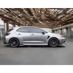 Toyota GR Corolla Core 22 23 24 25 car kit with carbon fiber front lips and side skirts by NexaNovo.